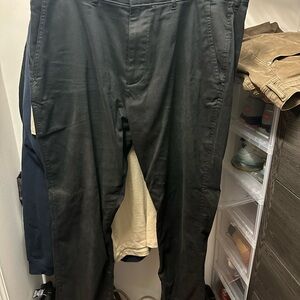 Abercrombie & Fitch Black Chinos Durable Cotton Blend Athletic Skinny Stretch